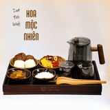  [Set trà bánh] Hoa mộc nhiên 