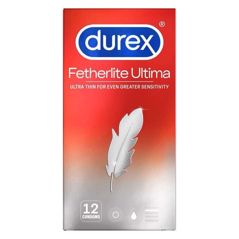 [Hộp 12 Cái] Bao Cao Su Siêu Mỏng Durex Fetherlite Ultima Condoms (Che tên sản phẩm khi giao hàng)