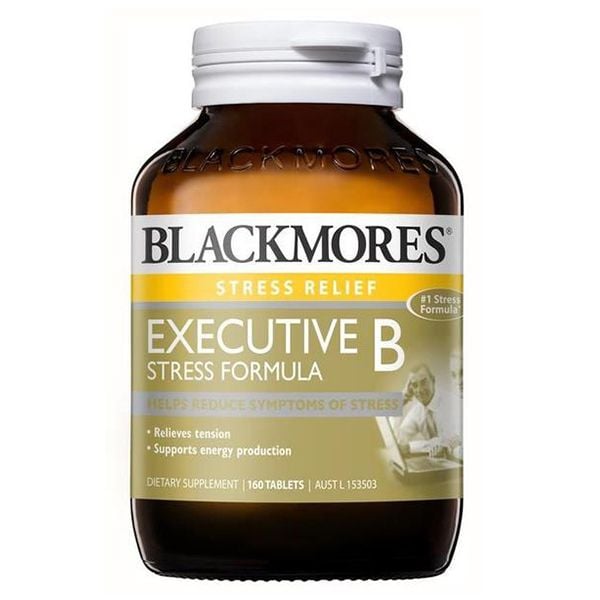 [62 Viên/Lọ] Viên Uống Hỗ Trợ Giảm Căng Thẳng, Mệt Mỏi, Đề Kháng Blackmores Stress Relief Executive B Stress Formula