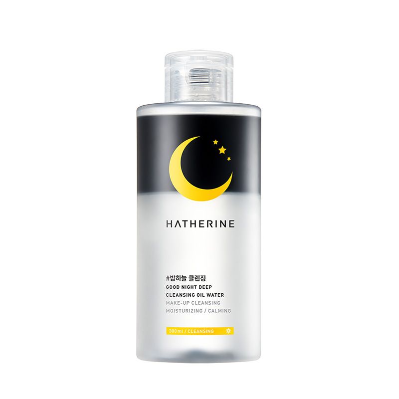 Tẩy Trang Hatherine Làm Sạch Sâu Và Bổ Sung Độ Ẩm Good Night Deep Cleansing Oil Water 300ml