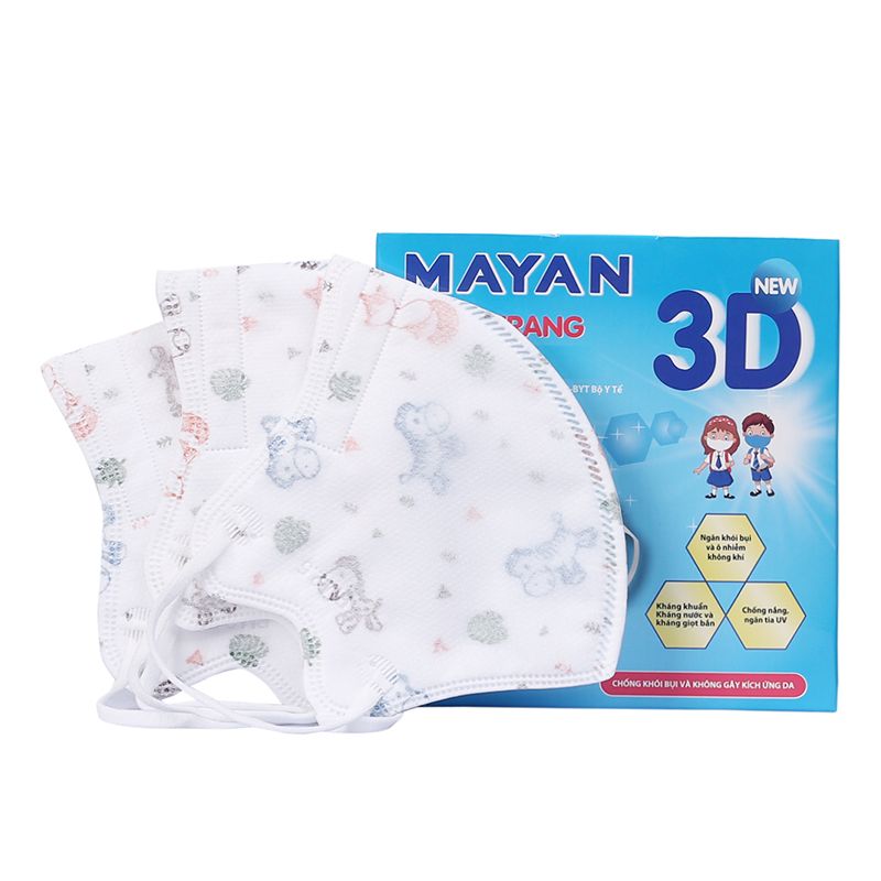 Khẩu Trang Đa Năng Cho Trẻ Em Mayan PM 2.5 3D Mask Kids++