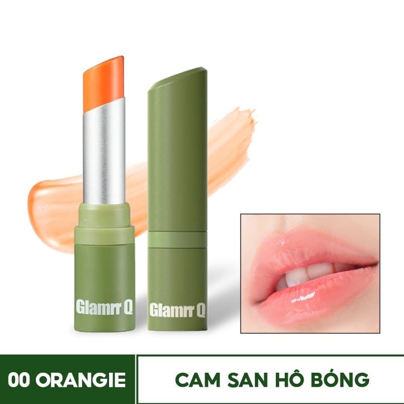 Son Dưỡng Có Màu Glamrr Q Thuần Chay Vegan Super Lip Balm 4.5g