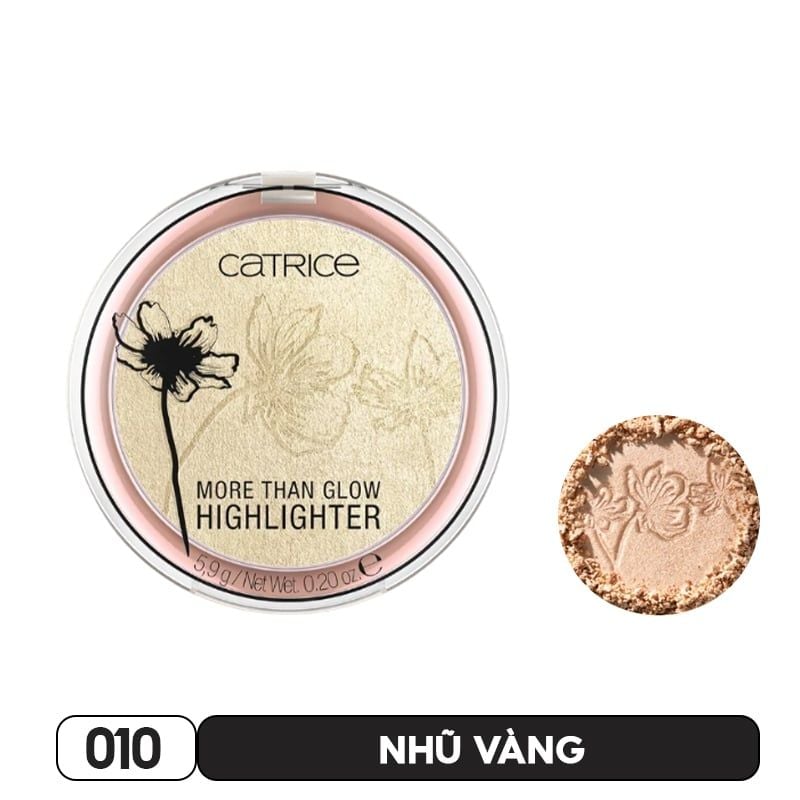 Phấn Bắt Sáng Độ Bám Cao, Lâu Trôi Catrice More Than Glow Highlighter 5.9g