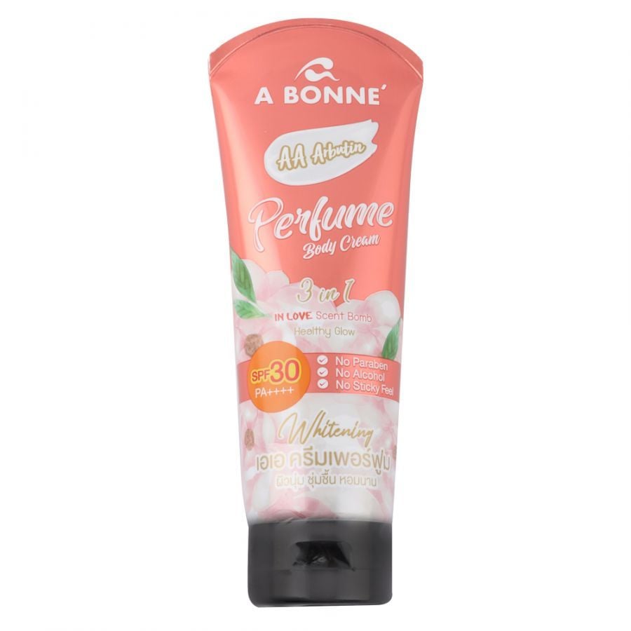 Kem Dưỡng Thể Dưỡng Ẩm, Hỗ Trợ Dưỡng Sáng Da, Chống Nắng, Hương Nước Hoa A Bonne Perfume Body Cream SPF30 PA++++ 200g #Milk