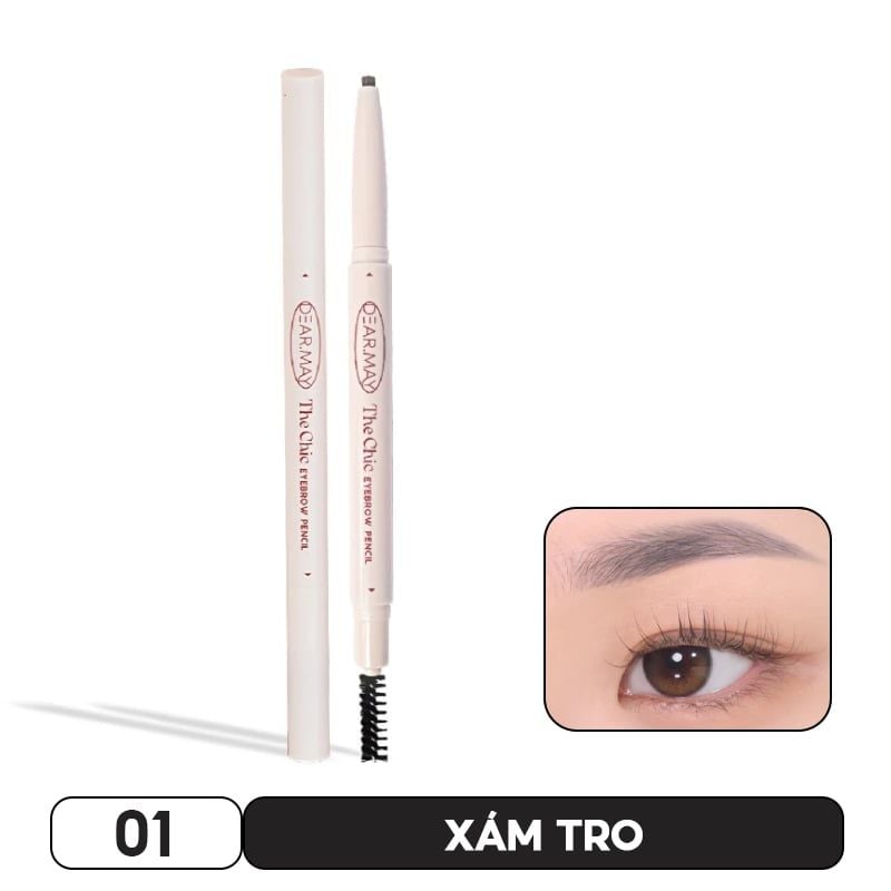 Chì Kẻ Mày Bền Màu Dearmay The Chic Eyebrow Pencil 0.18g