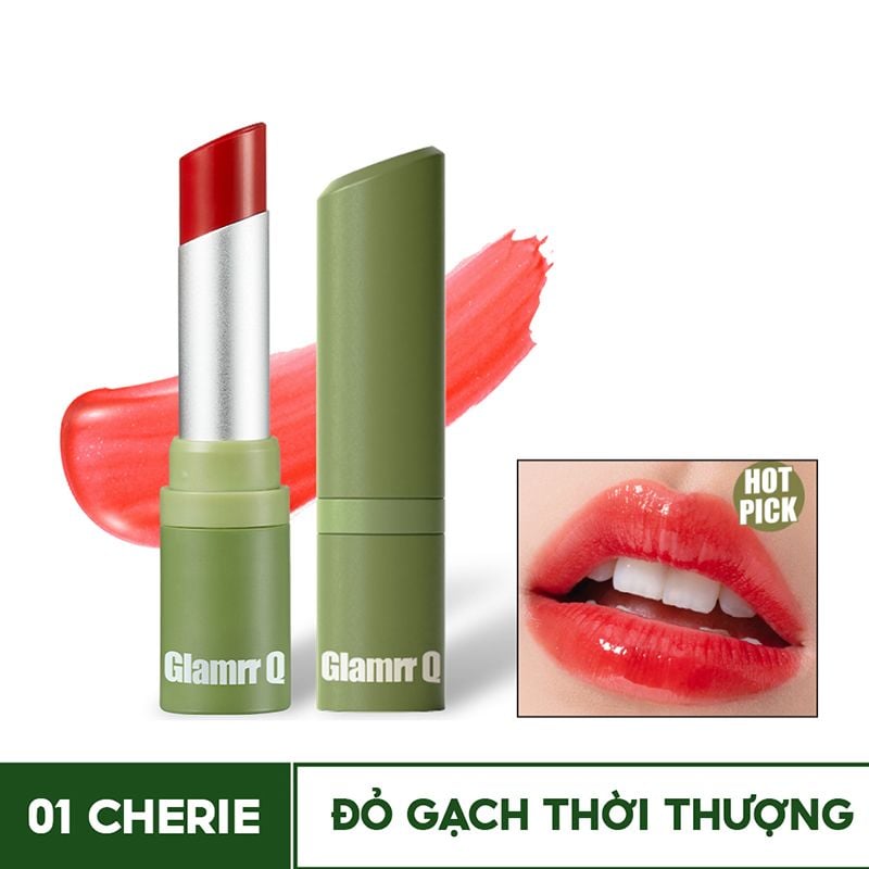 Son Dưỡng Có Màu Thuần Chay Glamrr Q Vegan Super Lip Balm 4.5g