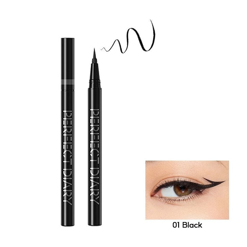 Bút Kẻ Mắt Nét Mảnh, Lâu Trôi Perfect Diary Slim Long Lasting Liquid Eyeliner 0.5ml