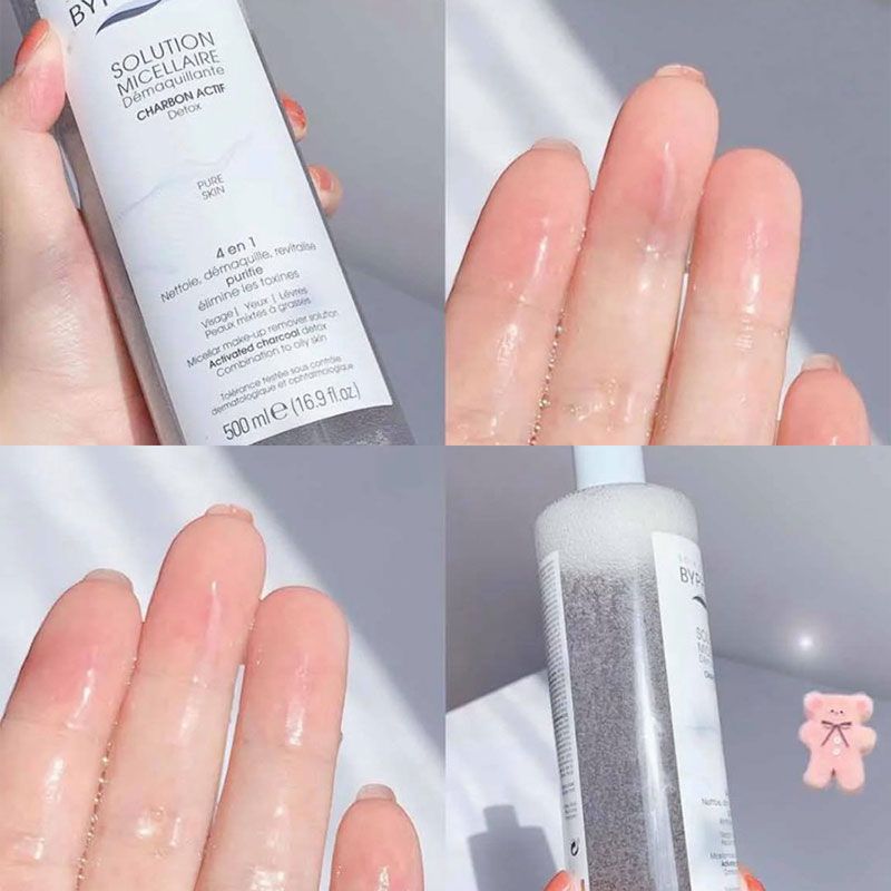 Nước Tẩy Trang Byphasse Than Hoạt Tính Cho Da Dầu Solution Micellaire Charbon Actif 500ml