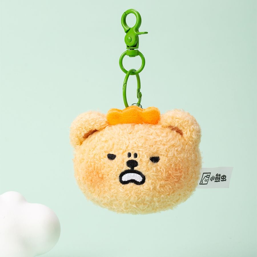 Móc Khóa Gấu Bông BearisBug Plush Stress Relief Squeeze Ball – “Oh” Style - Q403