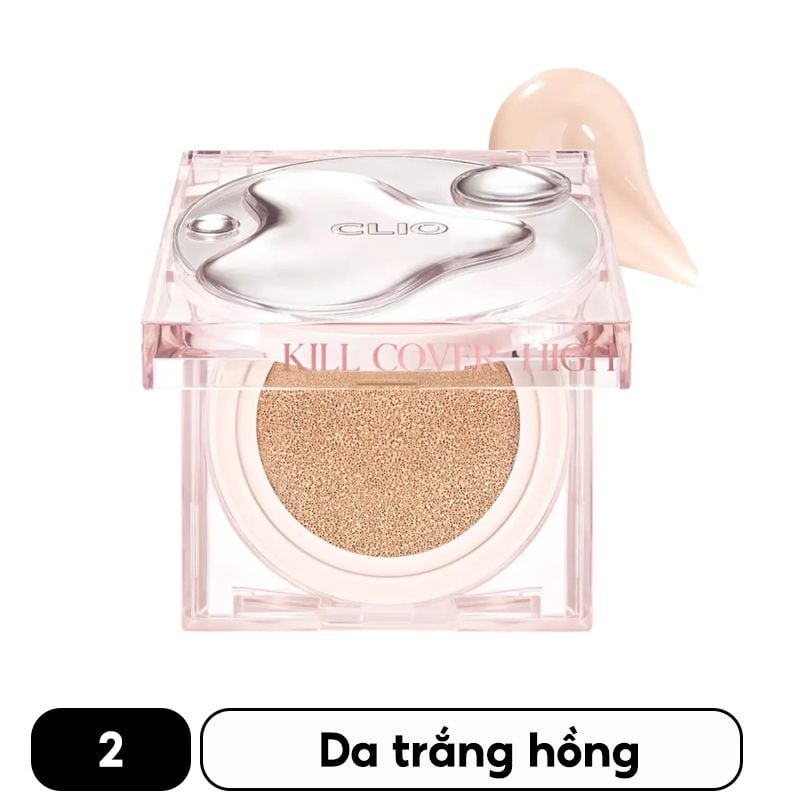 [Kèm lõi] Phấn Nước Căng Bóng, Che Phủ Cao Clio Kill Cover High Glow Cushion SFP50+ PA+++ 15gx2