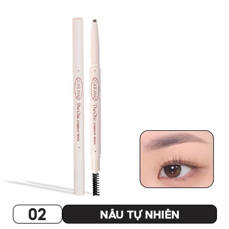Chì Kẻ Mày Bền Màu Dearmay The Chic Eyebrow Pencil 0.18g