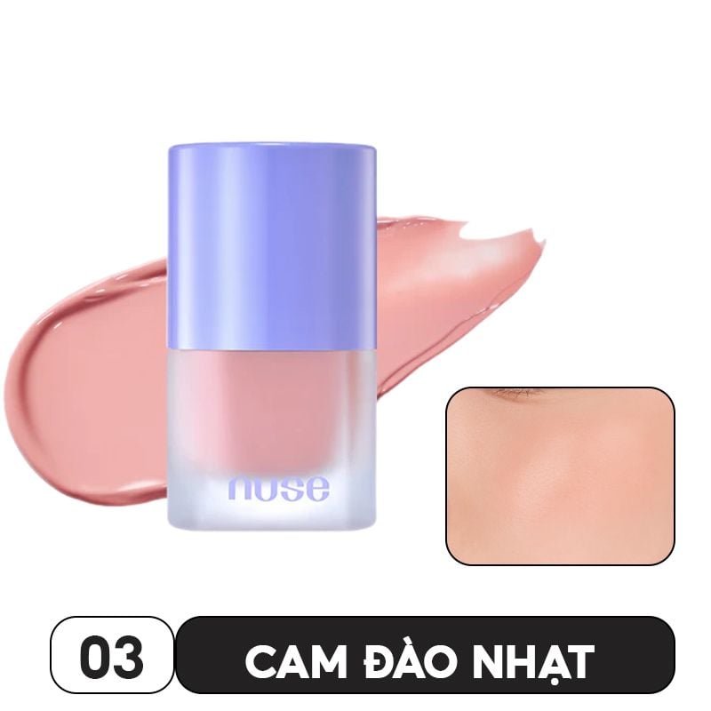 [NEW][NUSE BY ROMAND][01-07] Má Hồng Dạng Kem Thuần Chay Nuse Liquid Care Cheek 16ml