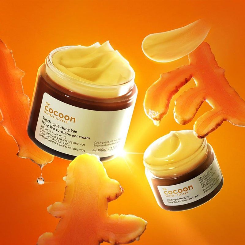 Kem Dưỡng Ẩm Làm Sáng Da Dạng Thạch Từ Nghệ Hưng Yên Cocoon Hung Yen Turmeric Gel Cream