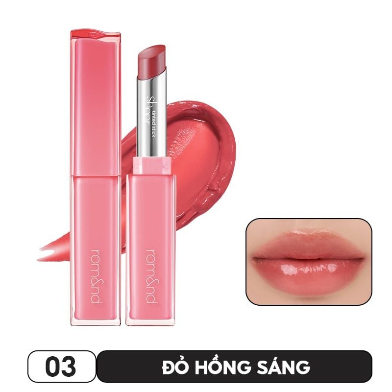 Son Thỏi Bóng Căng Mọng, Mềm Môi Romand Sheer Tinted Stick 2g