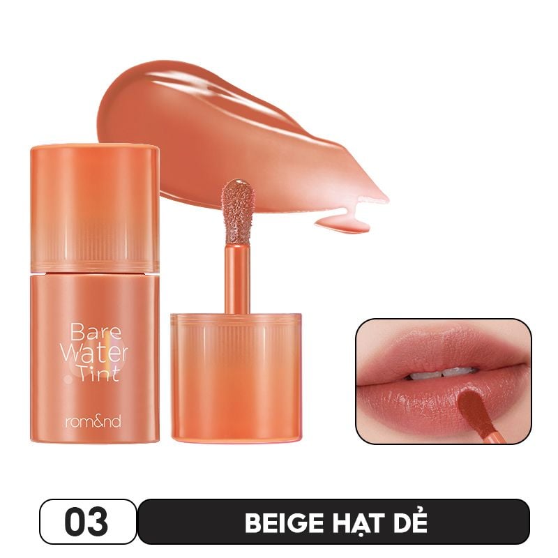 Son Tint Romand Lâu Trôi, Căng Mọng Bare Water Tint