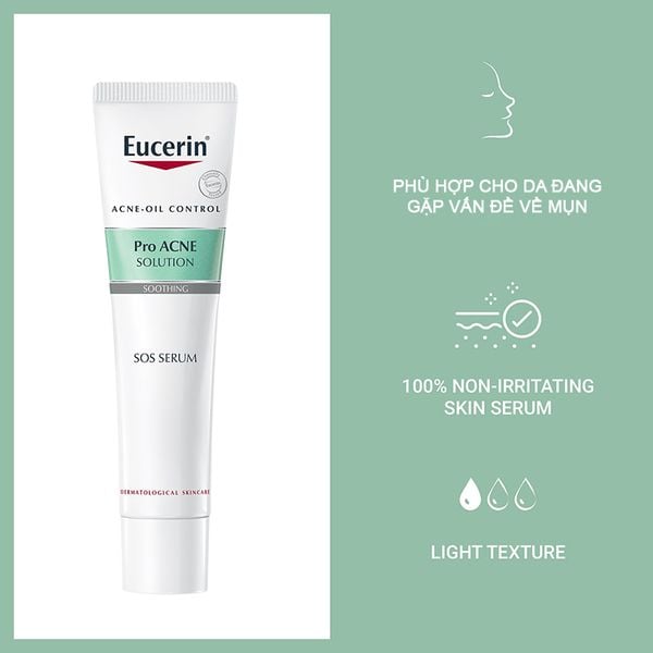  Serum Eucerin Cho Da Mụn Pro Acne SOS Serum 40ml 