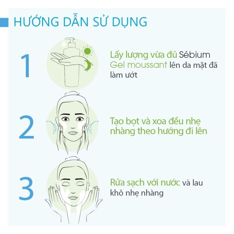Gel Rửa Mặt Ngăn Ngừa Mụn Cho Da Dầu Bioderma Sebium Gel Moussant