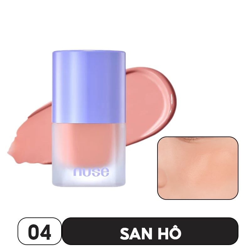 [NEW][NUSE BY ROMAND][01-07] Má Hồng Dạng Kem Thuần Chay Nuse Liquid Care Cheek 16ml