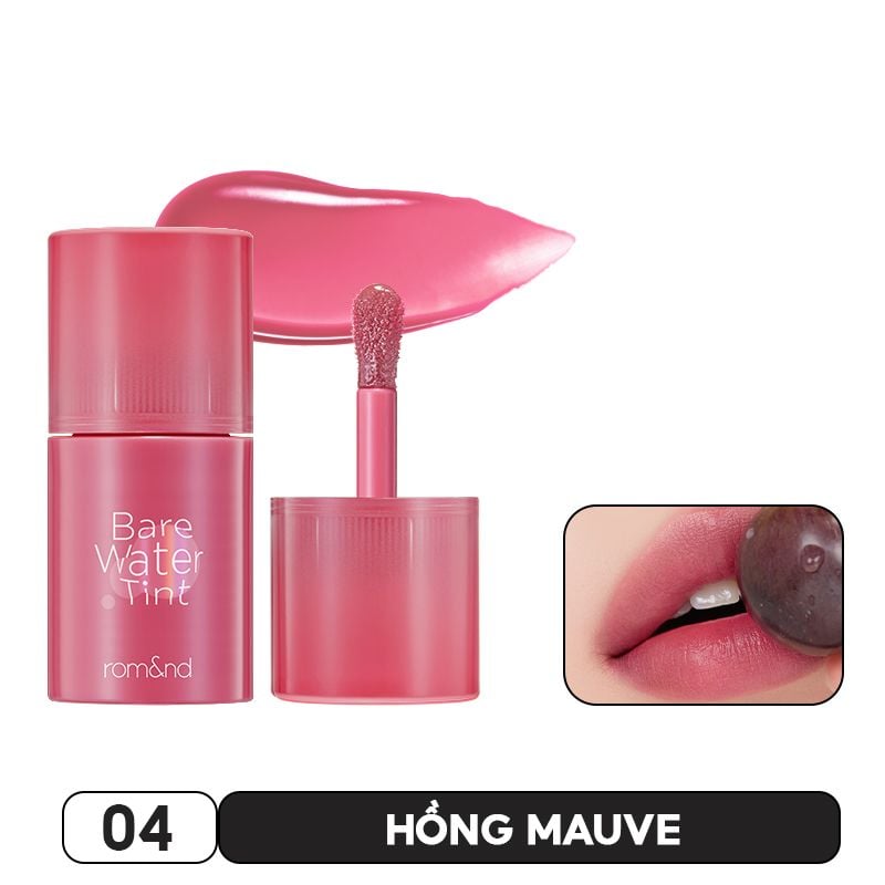 Son Tint Romand Lâu Trôi, Căng Mọng Bare Water Tint