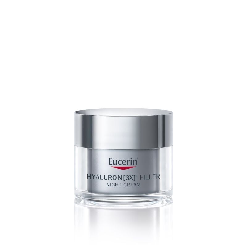 Kem Dưỡng Ẩm Eucerin Ban Đêm, Giảm Nếp Nhăn Anti-age Hyaluron 3X Filler Night Cream 50ml
