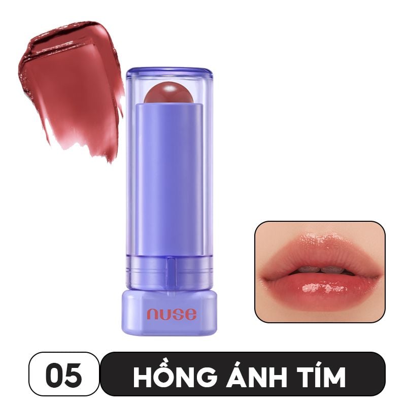 [NUSE BY ROMAND] Son Dưỡng Có Màu Thuần Chay Nuse Color Care Lipbalm