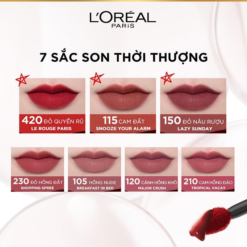 Son Kem Lì Nhẹ Môi, Lâu Trôi L'Oreal Infallible Matte Resistance