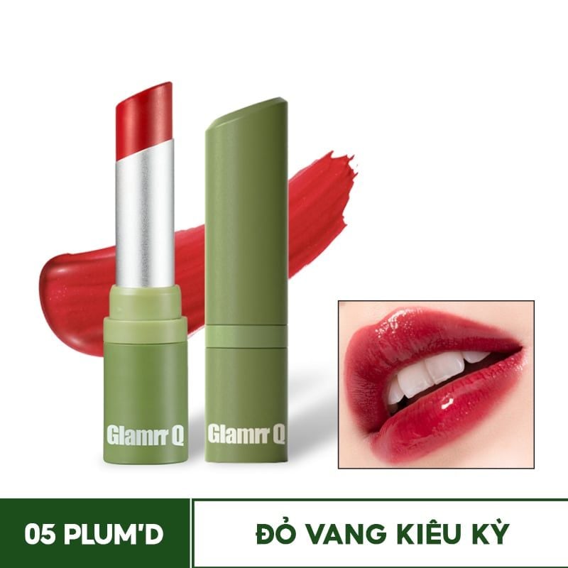 Son Dưỡng Có Màu Glamrr Q Thuần Chay Vegan Super Lip Balm 4.5g