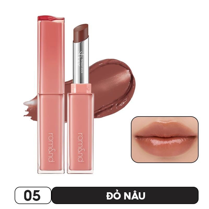 Son Thỏi Bóng Căng Mọng, Mềm Môi Romand Sheer Tinted Stick 2g