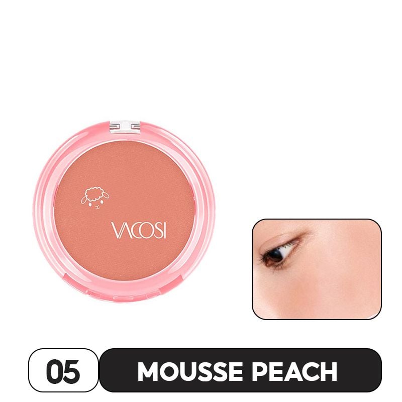 Phấn Má Hồng Bền Màu Vacosi Natural Studio Lolipop Blush Powder 7.3g