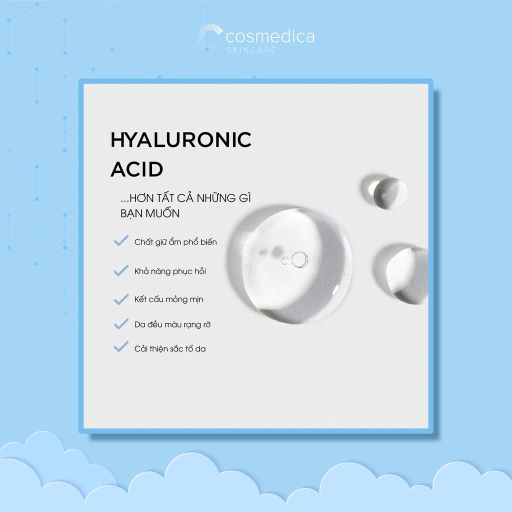 Serum Cosmedica Dưỡng Ẩm Cosmedica Pure Hyaluronic Acid Serum 60ml