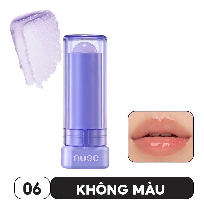 [NUSE BY ROMAND] Son Dưỡng Có Màu Thuần Chay Nuse Color Care Lipbalm