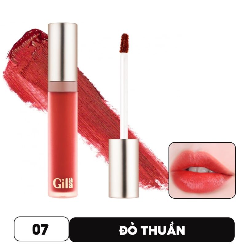 Son Kem Siêu Lì, Lâu Trôi, Mịn Mượt Nhẹ Môi Glamrr Q Long Wear Lip Cream 5g