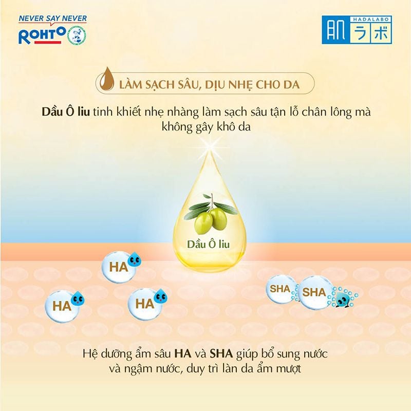 Dầu Tẩy Trang Hada Labo Dưỡng Ẩm Gokujyun Oil Cleansing 200ml
