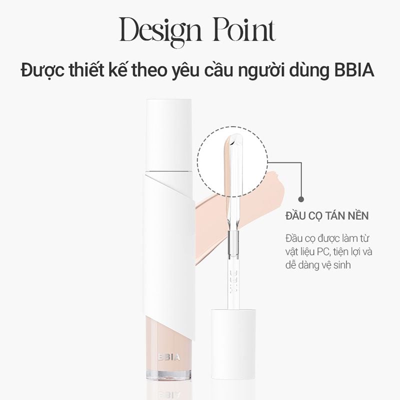 Kem Che Khuyết Điểm Mỏng Nhẹ, Bền Màu Bbia Eau Stay Concealer 8.5g