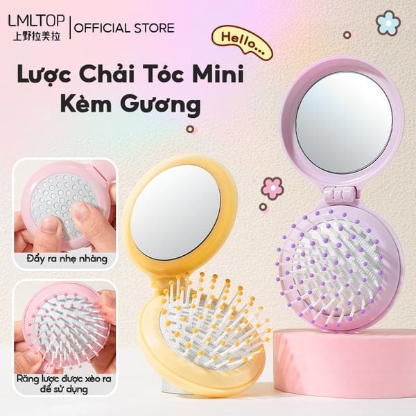 [NHẬP KHẨU] Lược Chải Tóc Gỡ Rối, Cầm Tay, Kiểu Dáng Xinh Xắn, Đa Dạng LMLTOP Debugging Comb (Màu ngẫu nhiên)