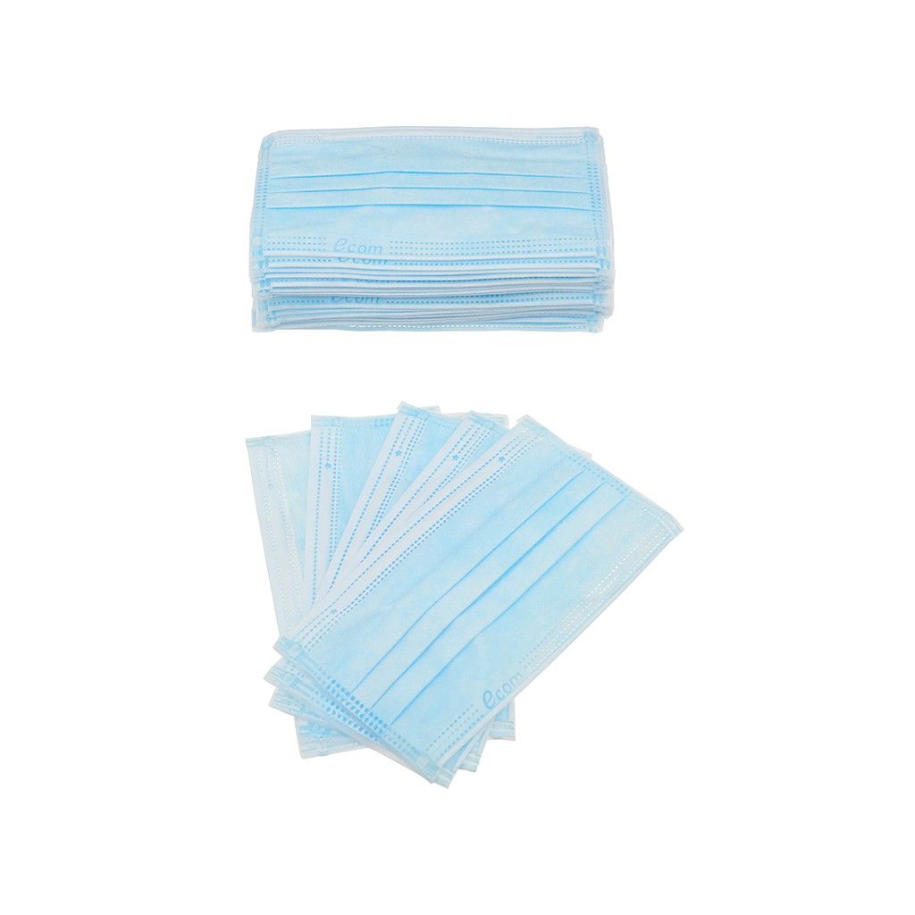[Hộp 50 cái] Khẩu Trang Y Tế Ecom Kháng Khuẩn 4 Lớp Med Medical Face Mask