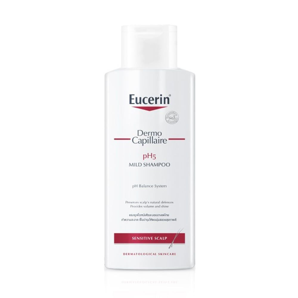 Dầu Gội Dịu Nhẹ Cho Da Đầu Nhạy Cảm Eucerin Dermo Capillaire pH5 Mild Shampoo 250ml