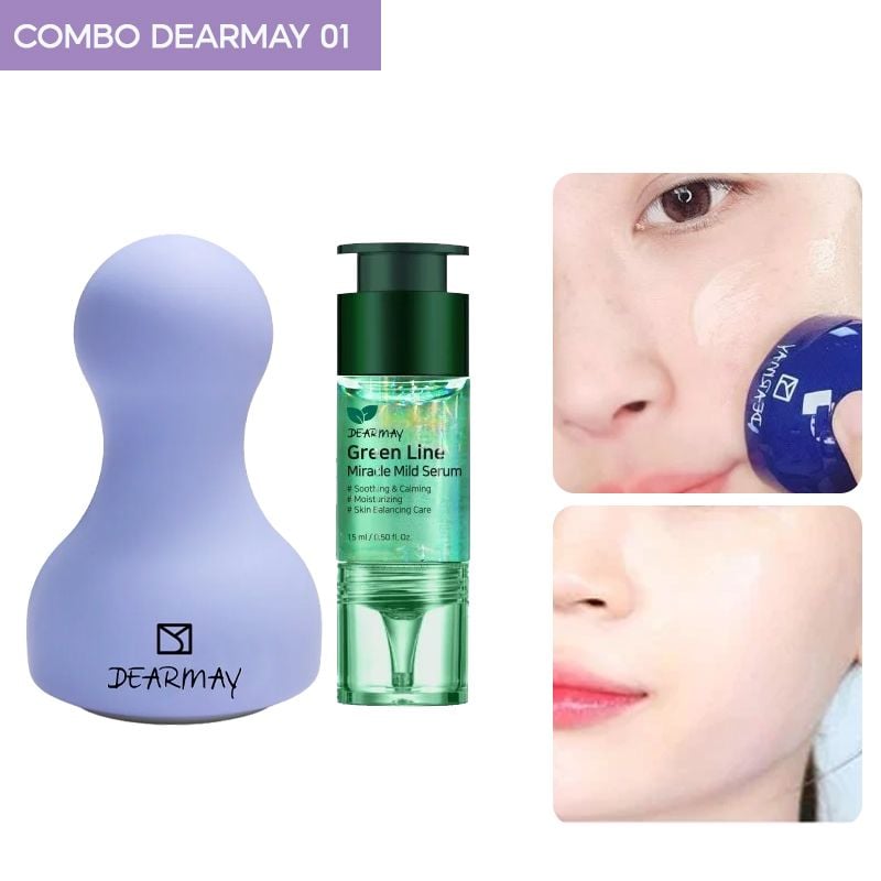 Thanh Lăn Đá Lạnh Dearmay Giúp Thu Nhỏ Lỗ Chân Lông, Massage Đa Năng Icy Massager