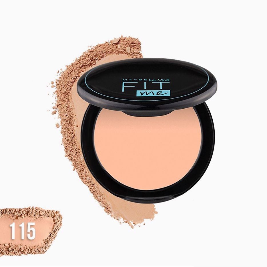 Phấn Phủ Dạng Nén Che Phủ Hoàn Hảo, Kiềm Dầu Hiệu Quả Maybelline Fit Me Matte Poreless Powder SPF32 /PA+++ 6g - Hộp Tròn