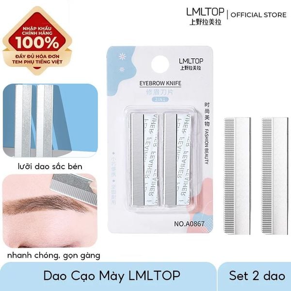  [NHẬP KHẨU] Set Dao Cạo Mày LMLTOP (Màu ngẫu nhiên) 