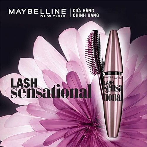 Mascara Maybelline Làm Tơi Mi, Nâng Mi Lash Sensational Waterproof 10ml
