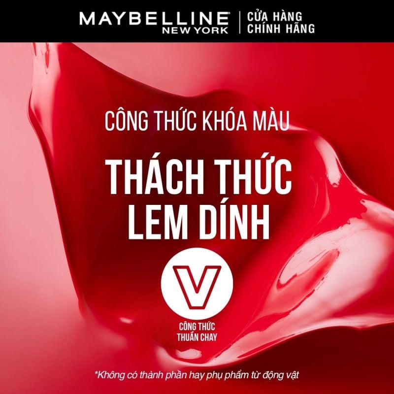 (BST SON "SỐT") Son Kem Bóng Bền Màu, Nhẹ Môi Maybelline New York Superstay Vinyl Ink 4.2ml