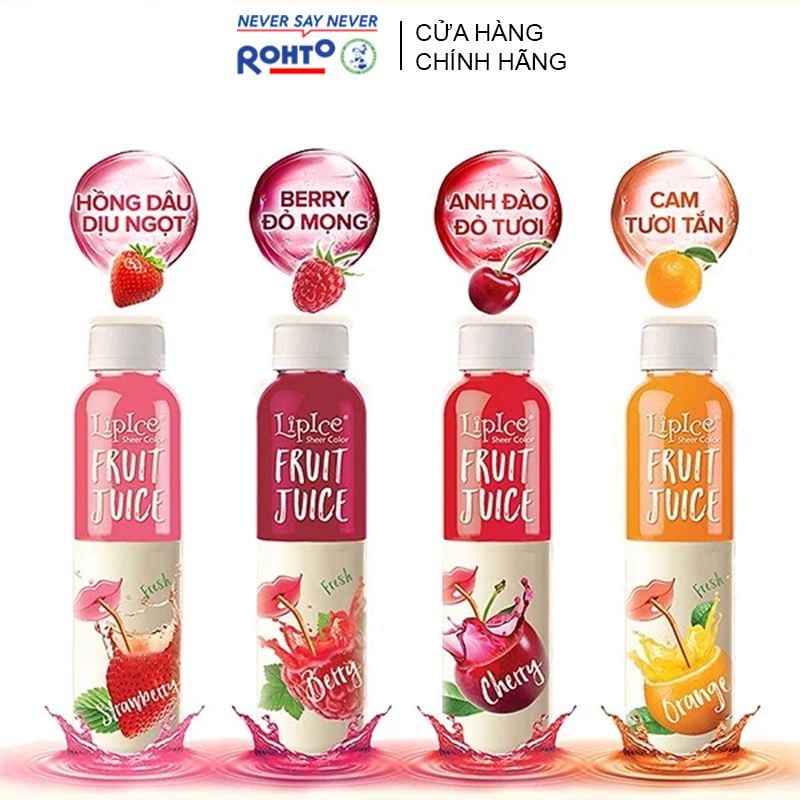 Son Dưỡng Có Màu Chiết Xuất Trái Cây LipIce Sheer Color Fruit Juice 4g