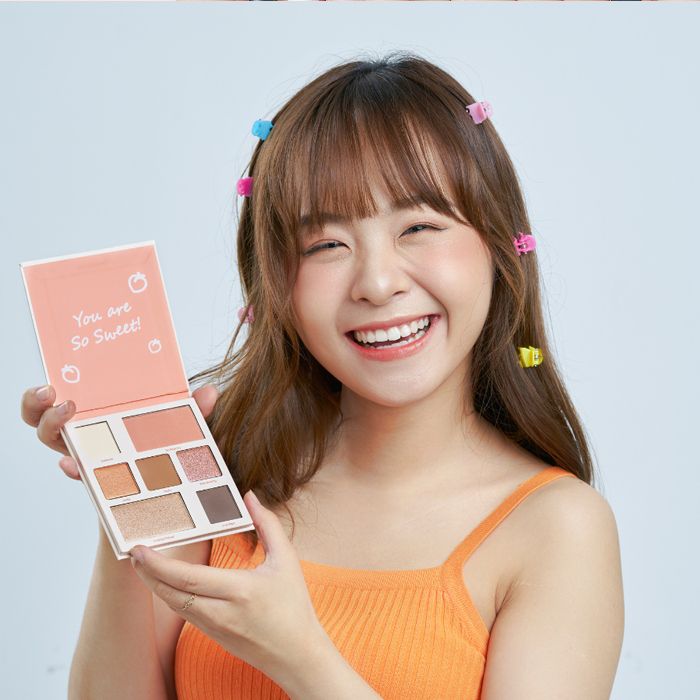 Bảng Phấn Mắt Và Má Hồng Đa Năng 7 Ô Silkygirl Eye & Face Palette 12.6g