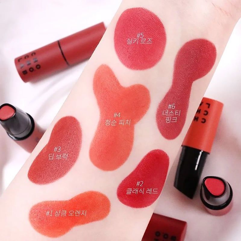 Son Thỏi Lì, Mịn Mượt Nhẹ Môi Chocho's Lab Switch On Silky Lipstick 1.4g