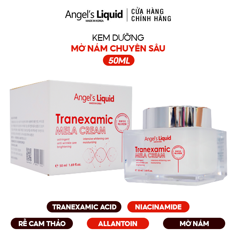 Kem Dưỡng Mờ Nám Chuyên Sâu Angel's Liquid Tranexamic Mela Cream 50ml