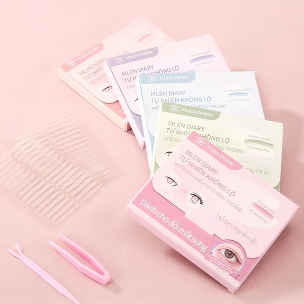  Miếng Dán Kích Mí Mlen Diary Phù Hợp Với Nhiều Dáng Mắt 