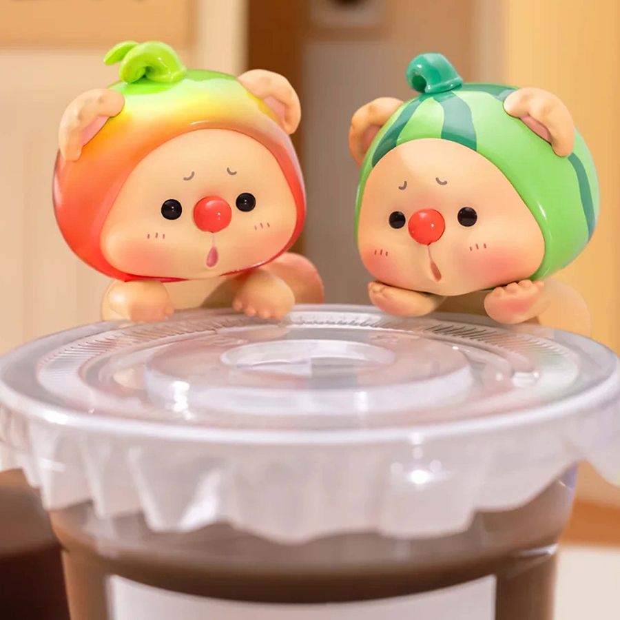 Mô Hình Dán Điện Thoại Jotoys OYO Bear Cub Fruit Party Mini Series Blind Box - JO-2024008