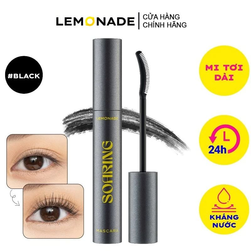 Mascara Chuốt Mi Giúp Làm Tơi & Dày Mi Lemonade Soaring Mascara 6ml