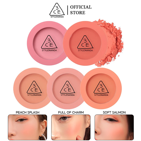  Phấn Má Hồng 3CE Mịn Lì Siêu Xinh Face Blush 5.5g 